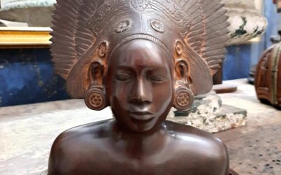 Buste Femme Balinaise en Bronze