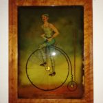 Fixé sous verre - Vélocipède MICHAUX - esprit brocante 62