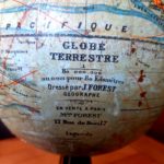 Globe Terrestre J. Forest Napoléon III - esprit brocante hermin
