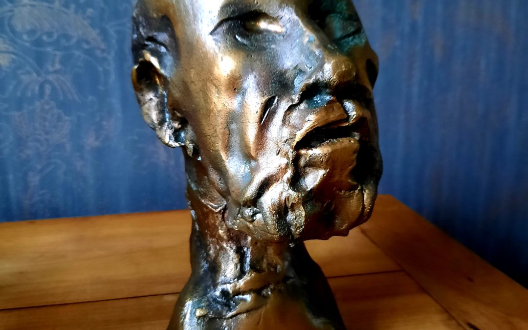 Hippocrate Bronze de Jean Roulland (1931-2021)
