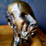 Hippocrate bronze de Jean Roulland - esprit brocante hermin 1