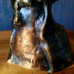 Hippocrate bronze de Jean Roulland - esprit brocante hermin 1