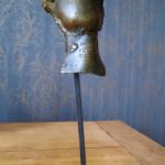Sculpture bronze Michel Charpentier XXème - esprit brocante hermin