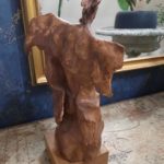 Sculpture terre cuite brutaliste - Esprit Brocante Hermin