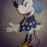 Soyeux estaminet jouet à balancier Minnie Mouse - esprit brocante hermin