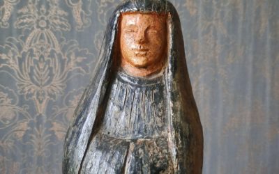 Vierge Terre Cuite par Stella Laurent (1915-1984)